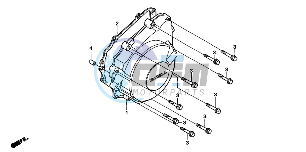 GENERATOR COVER (CBF600S6/SA6/N6/NA6)