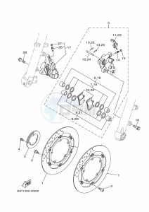 MT-07 MTN690 (BATX) drawing FRONT BRAKE CALIPER