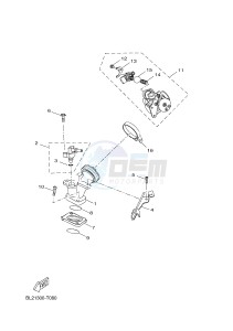 YP125RA X-MAX 125 ABS (BL21 BL21 BL21 BL21) drawing INTAKE