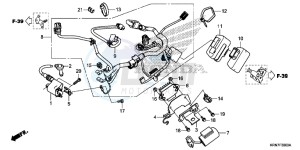 CRF250RG CRF250R ED drawing WIRE HARNESS