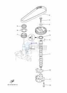 F50HED drawing OIL-PUMP