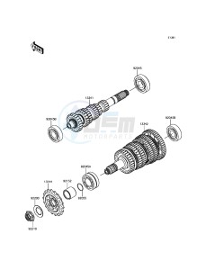 NINJA H2R ZX1000YHF EU drawing Transmission