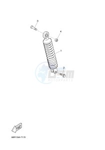 NS50 NS50F NITRO 4T (1GB6 1GB6) drawing REAR SUSPENSION