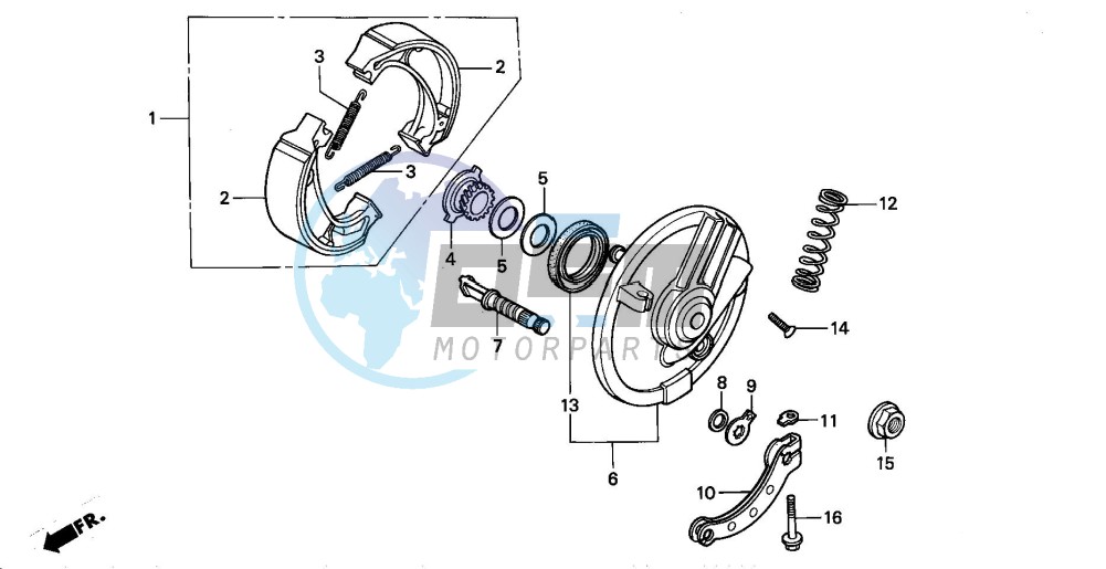 FRONT BRAKE PANEL