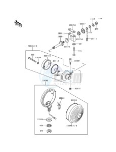 KZ 1000 P [POLICE 1000] (P15-P19) [POLICE 1000] drawing TURN SIGNALS