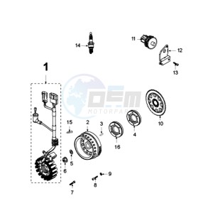 SAT400 SC drawing IGNITION PART