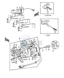 H1 D-F A [KH500] (D-F A8) [KH500] drawing IGNITION_GENERATOR_REGULATOR -- H1-E_F,KH500-A8- -