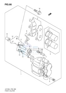 UH125 ABS BURGMAN EU drawing FRONT CALIPER