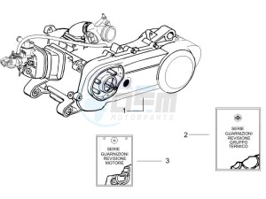 NRG 50 power Pure jet drawing Engine assembly