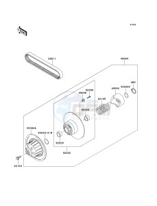 KAF 620 E [MULE 3010 4X4] (E1-E5) [MULE 3010 4X4] drawing DRIVEN CONVERTER