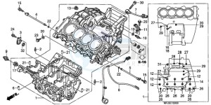 CBR600RR9 Korea - (KO / MK) drawing CRANKCASE