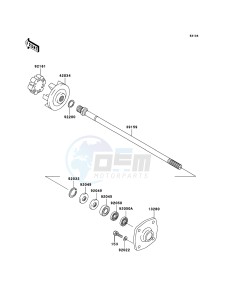 JET SKI STX-15F JT1500A6F FR drawing Drive Shaft