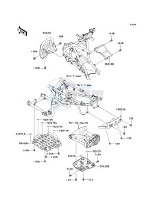 KSV 700 B [KFX 700] (B6F-B9F) B9F drawing GUARD-- S- -