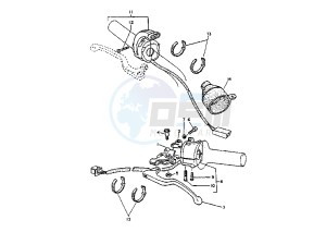 TT E 600 drawing HANDLE SWITCH -LEVER