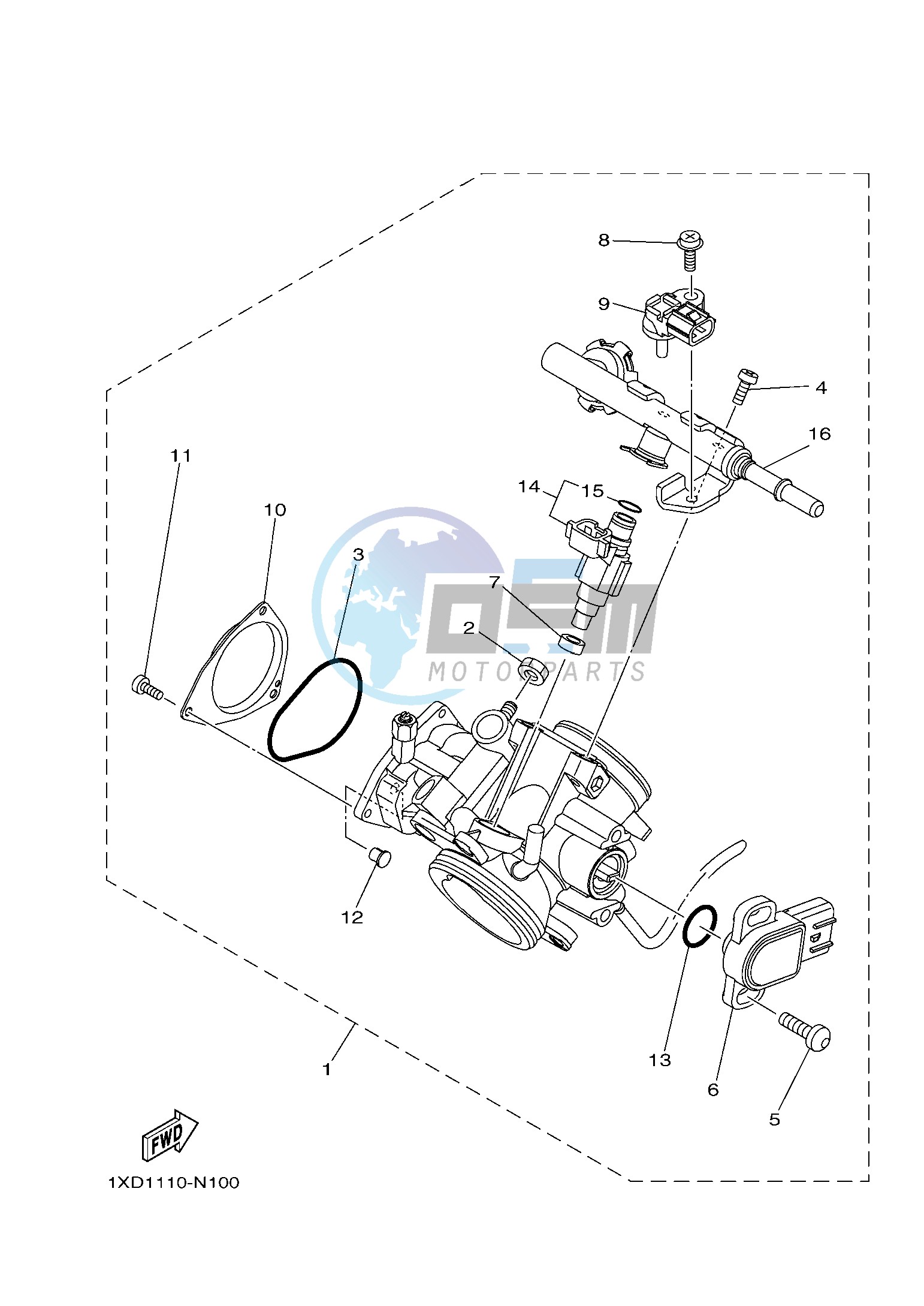 THROTTLE BODY ASSY 1