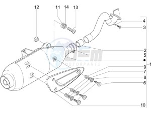 Beverly 125 drawing Silencer