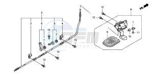 FJS400D SILVER WING drawing PARKING BRAKE