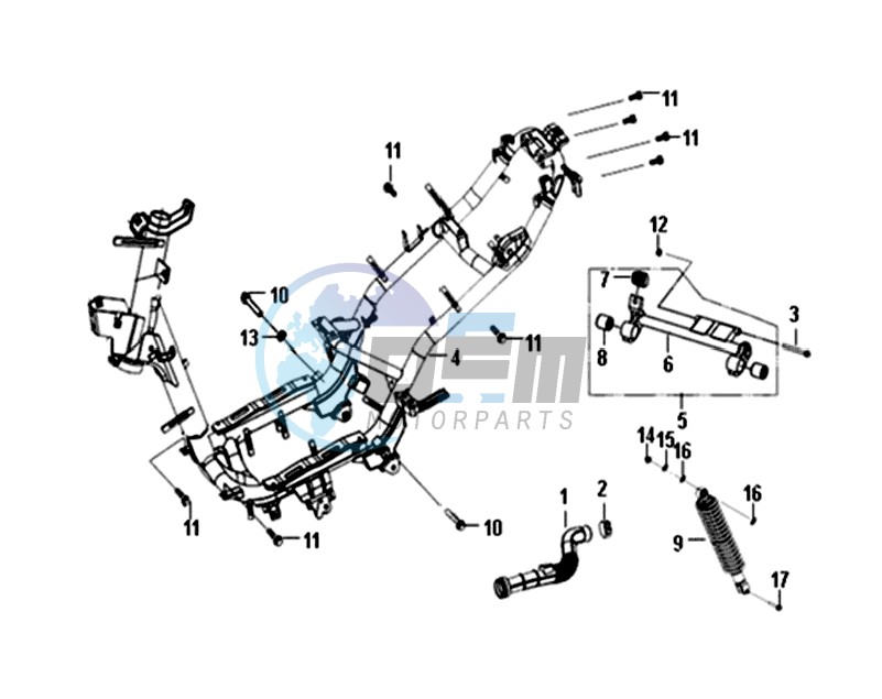 FRAME / ENGINE MOUNT