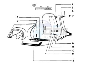 FL2 HP 50 drawing Steering column cover