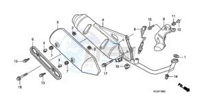 PES125R9 France - (F / CMF STC) drawing EXHAUST MUFFLER