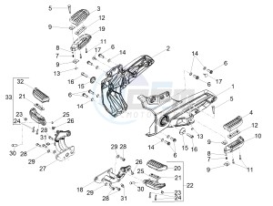 Audace 1400 1380 drawing Foot rests