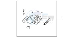 NSS250 JAZZ drawing REAR BASE CARRIER