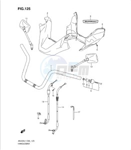 AN400Z drawing HANDLEBAR (AN400L1 E2)