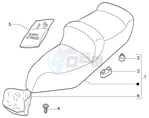 X8 200 drawing Saddle - Tools Kit