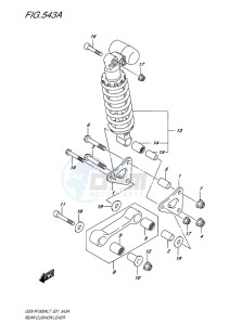 GSX-R1000 EU drawing REAR CUSHION LEVER