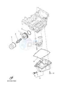 XSR700 (B344 B344 B344 B344) drawing OIL CLEANER