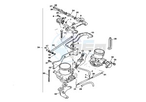 X-TRA RAPTOR 1000 drawing FUEL INJECTION