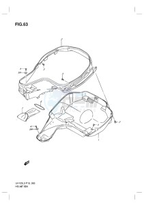 UH125G BURGMAN EU drawing HELMET BOX