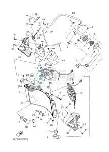 MTN1000 MT-10 (B678) drawing RADIATOR & HOSE