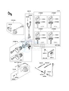 KLF250 KLF250A9F EU GB drawing Ignition Switch