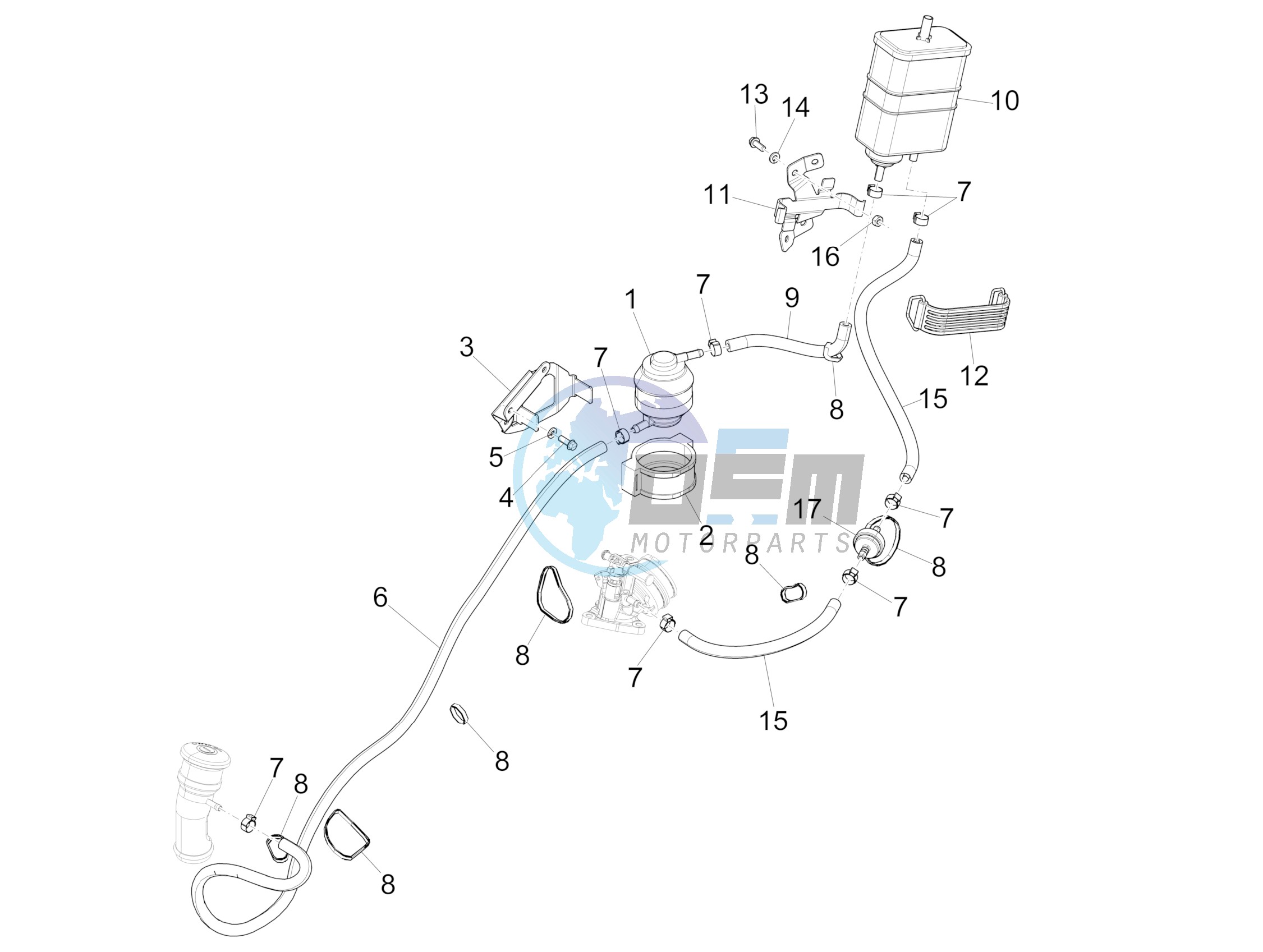 Anti-percolation system