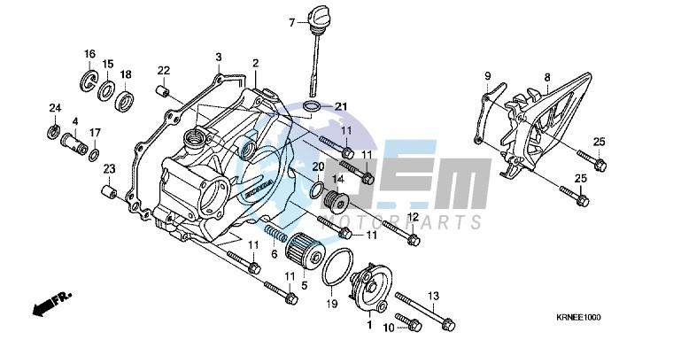 L. CRANKCASE COVER