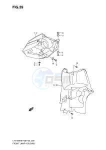 LT-F400 (P28-P33) drawing FRONT LAMP HOUSING