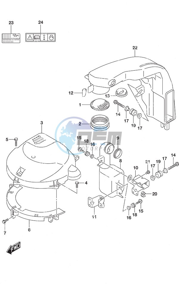 Silencer/Ring Gear Cover