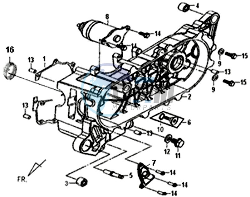 CRANKCASECOVER LEFT