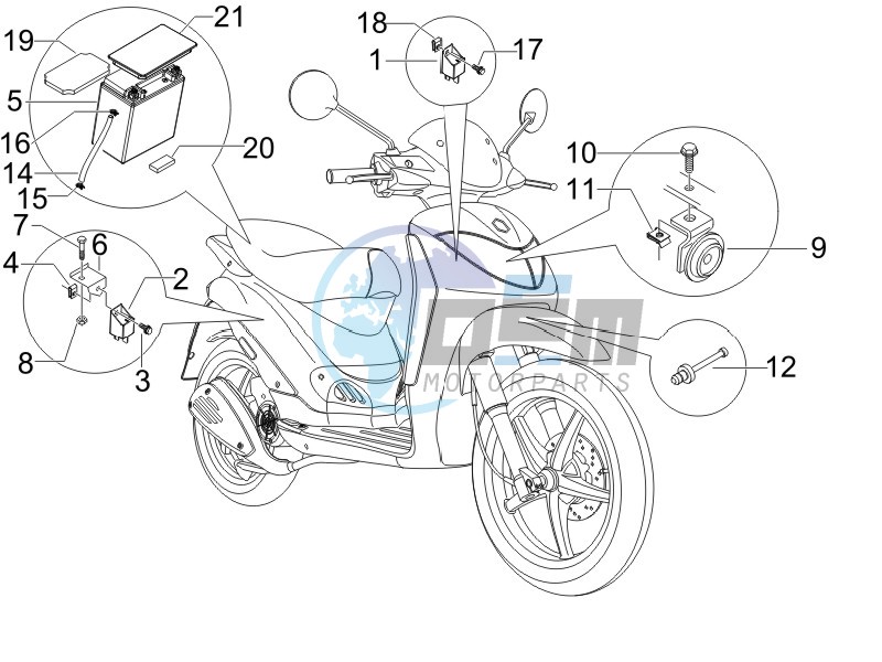 Remote control switches - Battery - Horn