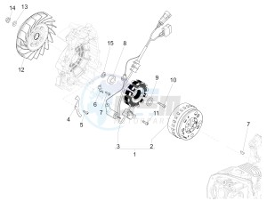 Fly 125 4t 3v ie (Vietnam) Vietnam drawing Flywheel magneto