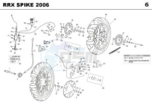 RRX SPIKE 50 drawing WHEELS