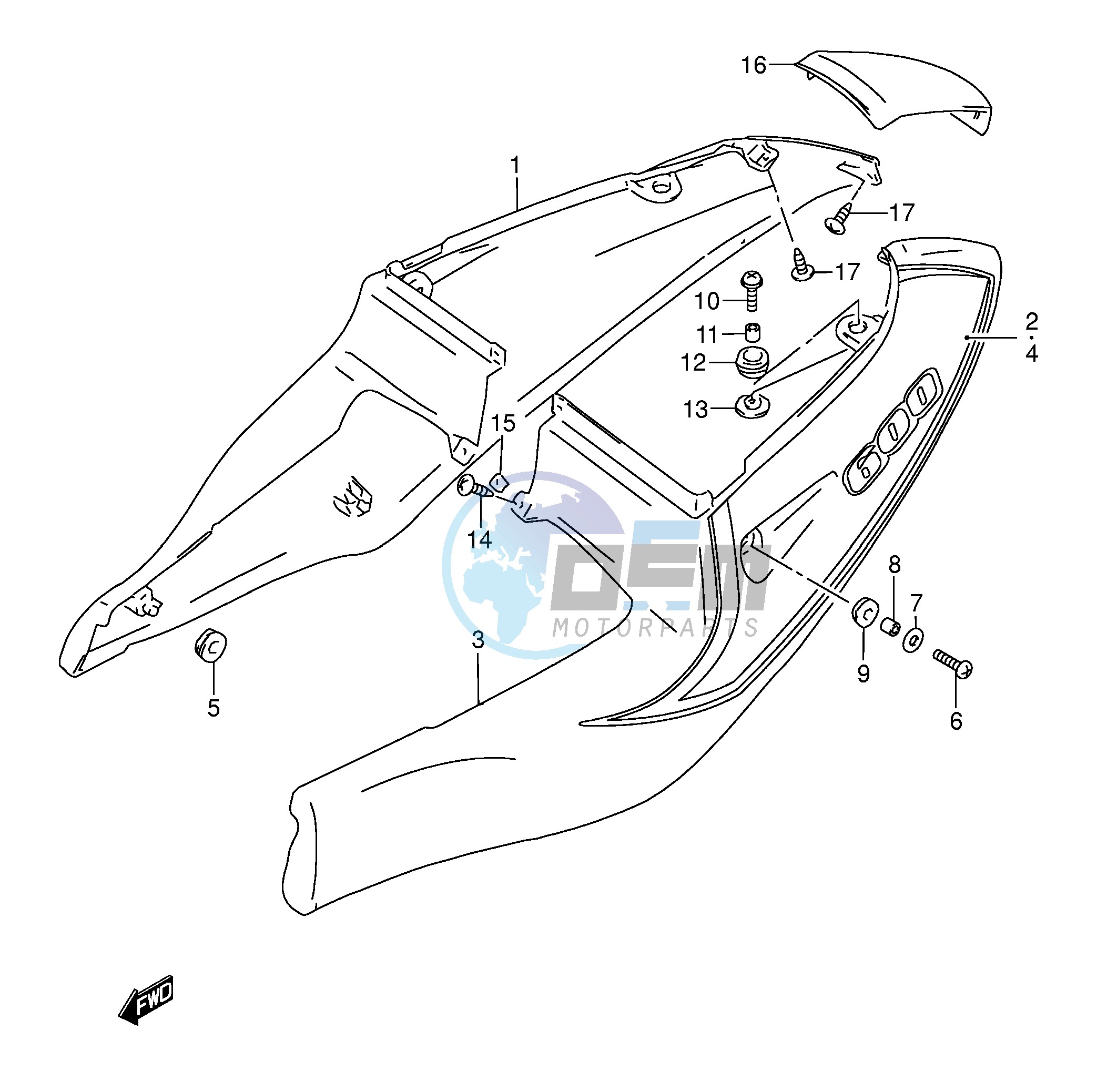 FRAME COVER (MODEL Y FOR BP6)