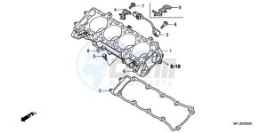 CBR1000RRA UK - (E / MKH) drawing CYLINDER