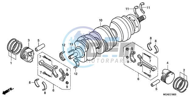 CRANKSHAFT/PISTON