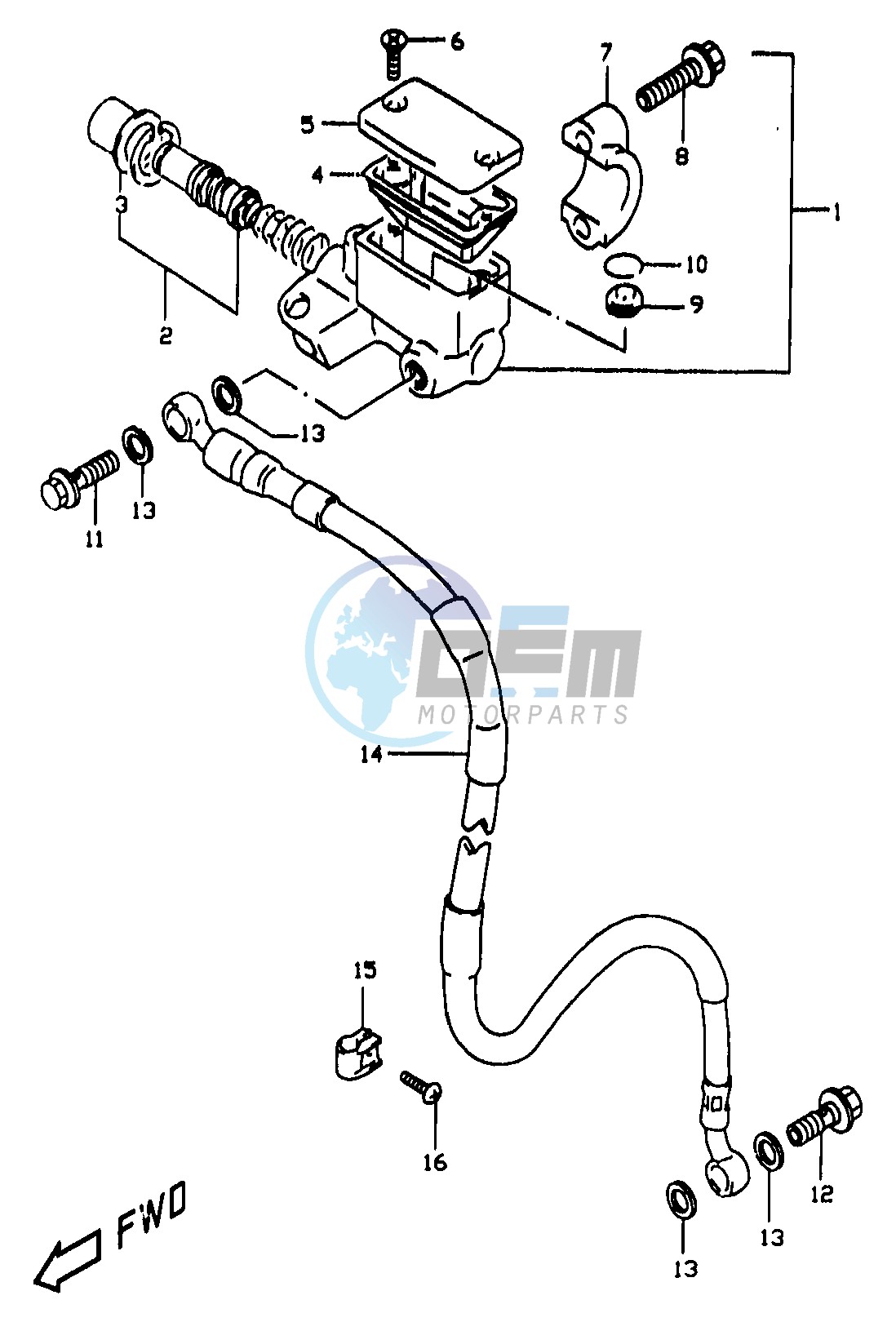 FRONT MASTER CYLINDER