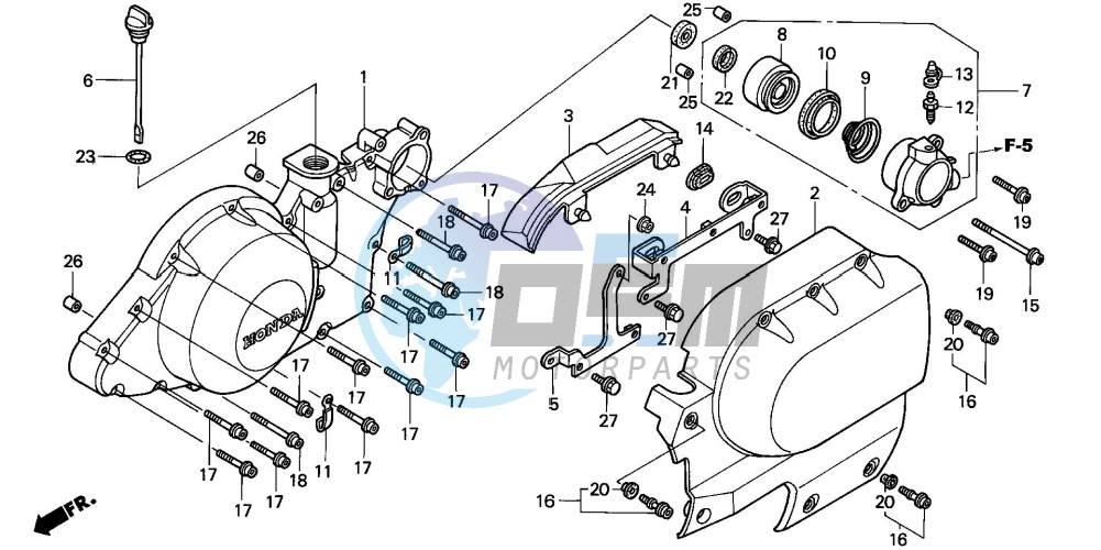 LEFT CRANKCASE COVER