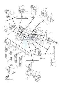 YZF-R6 600 R6 (1JSG 1JSH) drawing ELECTRICAL 1