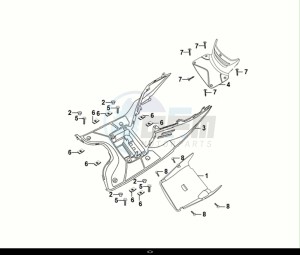 SYMPHONY CARGO 125 (AY12WA-EU) (E5) (M1) drawing FLOOR PANEL - CENTER COVER