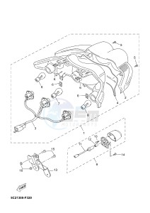 YN50 NEO'S (2APH 2APH 2APH) drawing TAILLIGHT